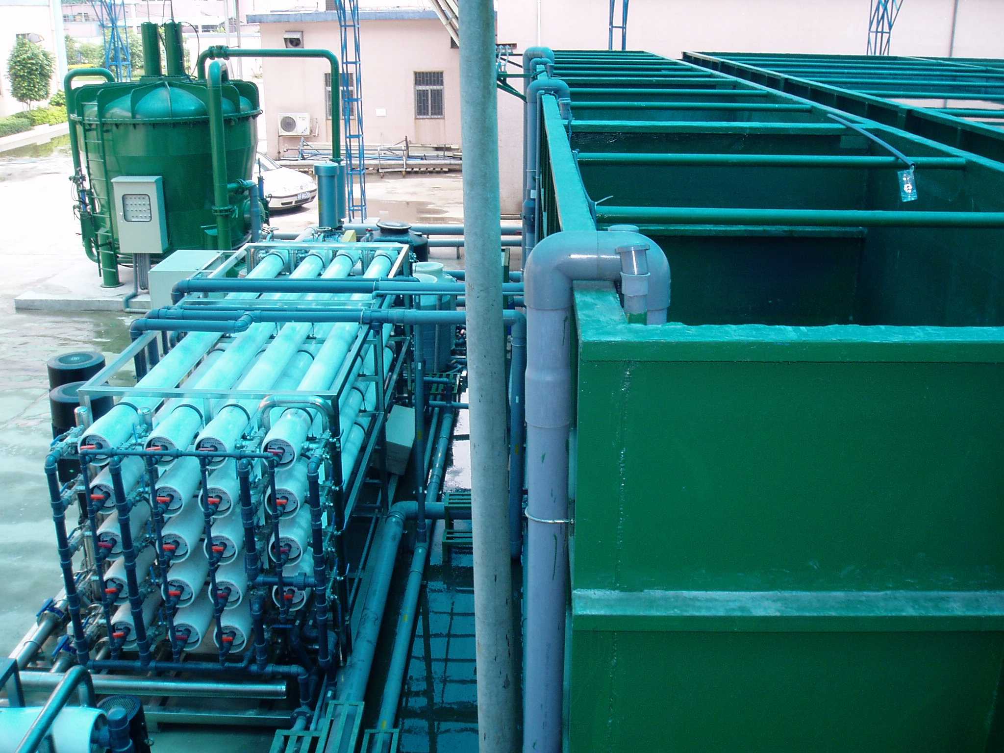 浙江電鍍廠廢水處理設備，電鍍園區廢水處理系統